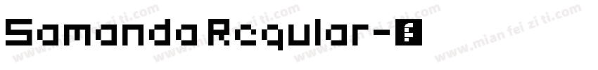 Samanda Regular字体转换